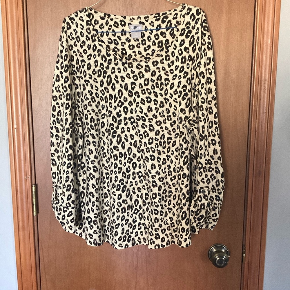 Chicos leopard top